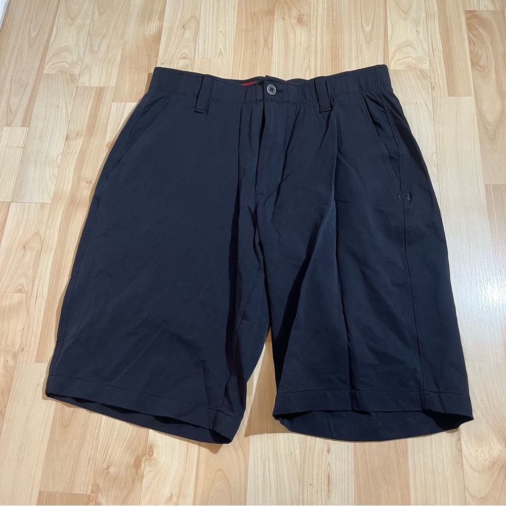 Under Armour Men's Size 32R Golf Match Play Shorts Black